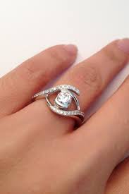 Entwined Bridal Set Engagement Ring Matching Wedding Ring In 14k White Gold Elegant Wedding Rings Wedding Ring Sets Matching Wedding Rings