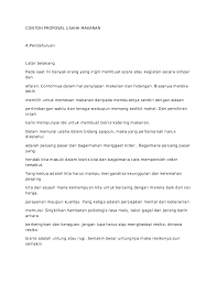 Proposal usaha usaha membuat makanan khas daerah sulawesi utara (manado) bubur tinutuan disusun oleh : 51223445 Contoh Proposal Usaha Makanan