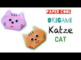 Hier das bild katze 2 zum ausmalen. Origami Katze Falten Mit Papier Einfachen Katze Basteln Mit Kindern Diy Origami Tiere Youtube