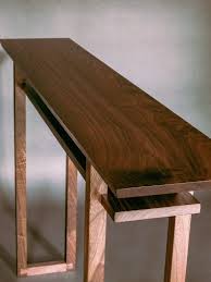 Modern Wood Narrow Hallway Table Narrow Console Table Side Table Wood Entry Table Mid Century Modern Furniture Classic Collection In 2020 Narrow Hallway Table Hallway Table Wood Entry Table