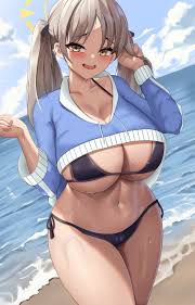 mua (mua pb), blue archive, moe (blue archive), moe (swimsuit) (blue  archive), bare legs - Anime R34