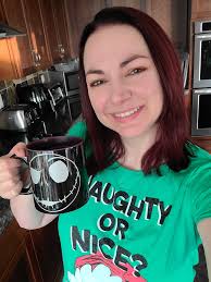 Can I please have a grinch with name Donna any color, having coffee. Thank  you