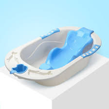 Measuring 24 by 7 by 13 inches, the spacious bathtub is suitable for both infants with support and older kids. China Newborn Anti Slip Sponge Foam Pad Of Uterus Environment Baby Bath Tub Bathing Pad Infant Shower Baby Care China Baby Born Bath And Bath Tub Baby Price