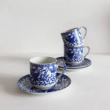 Tasses A Cafe En Porcelaine Fine Japonaise Annees 70 Tea Cups Tableware Vintage