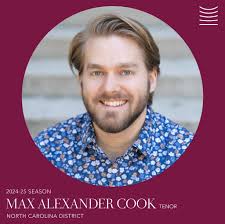 ANNOUNCING THE WINNERS OF THE NORTH CAROLINA DISTRICT! Max Alexander Cook,  Tenor Xiaojie Ji, Tenor Alexandria McNeely, Soprano Encouragement Awards:  Ahhyun Baek, Soprano Francesca Herrera, Soprano Matthew Li, Bass-Baritone  Congratulations to all