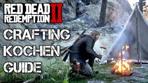 Red Dead Redemption 2 Crafting Und Kochen Rdr2 Deutsch German Rezepte Guide Youtube