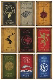 House Name And Motto Game Of Thrones Nine Banner Bundle Etsy Game Of Thrones Canvas Game Of Thrones Houses Game Of Thrones Tattoo