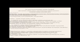 1 sebuah buku nota geografi stpm yang ringkas dan padat bagi penggal 2 sukatan baharu stpm bermula tahun 2013 untuk kegunaan pelajar dan guru tingkatan 6 atas. Geografi Alam Sekitar Manusia Stpm Docx Document