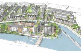 The city lies on the river soar and close to the eastern end of the. Leicester Waterside Projects Gillespies