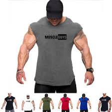 muscle fitness top vests workout wear