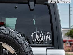 Vinyl Car Decal Mockup 4x4 Window Mockup Rear Window Etsy In 2020 Car Decals Vinyl Phone Decals Vinyl Decals