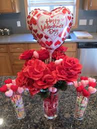 Valentine Centerpieces For Table Frugal Valentine S Day Decor Table Centerpi Valentine Centerpieces Romantic Valentines Day Ideas Valentines Day Decorations