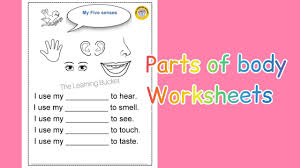 Guess my monster (guess who). Body Parts Worksheets Parts Of The Body Worksheets For Kids Youtube