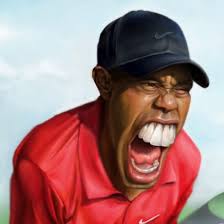 Cartoon caricature of tiger woods. Tiger Woods Artist Kacey Schwartz Website Http Kaceyschwartz Blogspot Com Celebrity Caricatures Caricature Caricature Sketch
