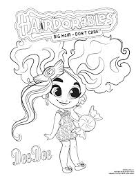 Keep your kids busy doing something fun and creative by printing out free coloring pages. Hairdorables Coloring Pages 23 Images Free Printable