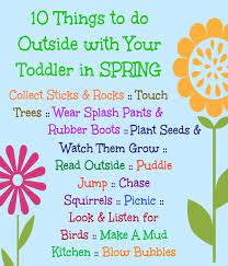 10 Fun Ideas For Outdoor Play With Toddlers In Spring Spring Fun Toddler Fun Toddler Activities