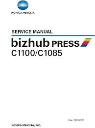 Download the latest drivers, manuals and software for your konica minolta device. Konica Minolta Bizhub Press C1085 Bizhub Press C1100 Service Manual Download In Pdf