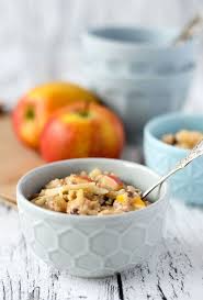 Bratapfel Oatmeal Pudding Schnell Einfach Warm Sattigend Wenig Kalorien Recipe Also In English Pudding Oats Rezepte Pudding Rezept