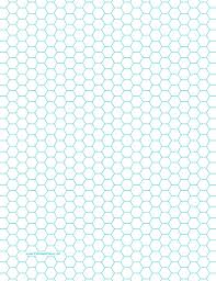 printable hexagon graph paper with 1 4 inch spacing on letter sized paper