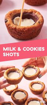 Milk Cookies Shots Are Actually The Perfect Food Recipe Cookie Shots Boozy Desserts Drunken Desserts