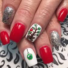 In this nail design, you will need to apply red nail paint on your nails properly. 51 Festive Christmas Nail Art Ideas Holiday Nail Designs 2021 Guide