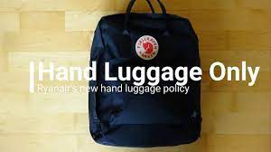 Ryanair maximum cabin luggage size: Hand Luggage Only Ryanair S New Baggage Policy Youtube