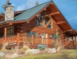 Log cabin kits from southland are perfect for your hunting or fishing lodge or small log cabin getaway. Montana Log Homes Amish Log Builders Meadowlark Log Homes Meadowlark Log Homes