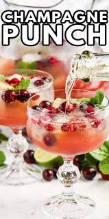 From bellinis to summery spritzes, we have a drink for every occasion. Champagne Punch 10 Minute Prep Time Spend With Pennies