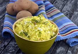 Batata Poha Aloo Poha Recipe Indian Microwave Snack Recipes Recipe Veg Recipes Breakfast Recipes Indian Breakfast