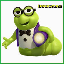 Bookworm A Green Toy Worm With A Built In Flashlight Who Wears Glasses He Keeps A Library Of Instruction Manuals In A Closet Green Toys Book Worms Toy Story