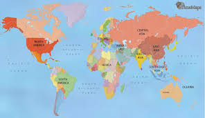 This map shows diametrically opposite location named antipode or antipodal point. Map Of World At 1960ad Timemaps