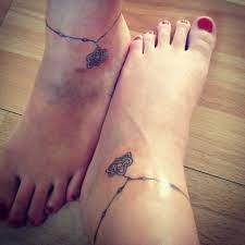Tattoo S For Feather Ankle Bracelet Tattoo Tatouage Bracelet Cheville Tatouage Bracelet Bracelet Cheville