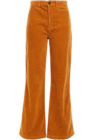 Reformation Woman Mick Organic Cotton Blend Corduroy Bootcut Pants Camel Size 27 Renoon