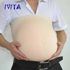 Babies of 16 & pregnant. Ivita 6000g Silicone Pregnant Tummy Belly Artificial Twins Babies 8 10 Months For Sale Online Ebay