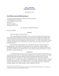 John A. Rothchild jrothchild@wayne.edu November 6, 2018 VIA EMAIL:  privacyrfc2018@ntia.doc.gov National Telecommunications and I