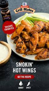 I wish i could create all my own seasonings and marinades, but i just don't use them on pork chops, chicken, or whatever you want. These Smokin Hot Wings Seasoned With Mccormick S Grill Mates Mesquite Seasoning Are The Perfect Dish To S Hot Wing Recipe Chicken Wing Recipes Cooking Recipes