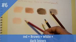 The eraser lifts off some color from the drawing to expose some of the white paper underneath the coloring layer. How To Mix Skin Tones In Colored Pencils Ø¯Ø±Ø¬Ø§Øª Ø§Ù„Ø¨Ø´Ø±Ø© Ø¨Ø§Ù„Ø§Ù„ÙˆØ§Ù† Ø§Ù„Ø®Ø´Ø¨ Youtube Colored Pencils Skin Tone Colored Pencils Colors For Skin Tone