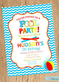 Birthday Party Invitation Card Pin By Jennifer Mccann On Party Invitations Boy Birthday Party Invitations Pool Party Birthday Invitations Printable Birthday Invitations