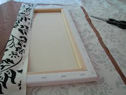 My husband did the arch on the wall of drywall and ceiling, we cheated a little and glued the foam 7cm. Make Your Own Canvas Wall Hangings Diy Wall Art Fabric Wall Art Canvas Wall Hanging