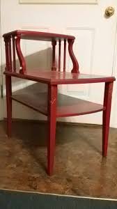 Mersman 7375 Endtable Redo In Red Just Finished 2 Weeks Ago Home Decor Mid Century Modern End Tables