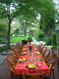 Un Amenagement Terrasse Afin De Souligner L Atout Principal Des Espaces Exterieurs Agencement De Table De Thanksgiving Amenagement Terrasse Table De Thanksgiving