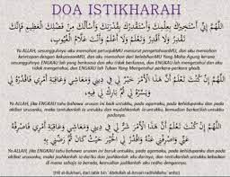 Doa Istikharah Sesuai Sunnah