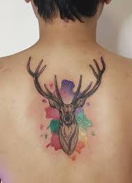 You can try out several other patterns like this. Top 15 Deer Tattoo Ideas Back Tattoo Designs Petpress
