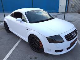 Ich würde bevor du dein wagen folieren lässt dir die firma besonders gut aussuchen anhand von anderen die da schon foliert haben. Polarweiss Oz Alu S Am Audi Tt 8n Von Bb Folien Bele Bostjan