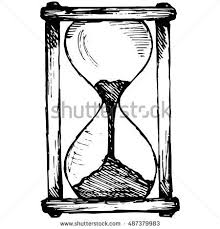 Hourglass Sketch Vector Illustration Doodle Style Hourglass Vector Illustration Illustration