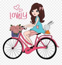 Banner Free Library Bicycle Illustration Little Riding Clipart Jolie Desenho Ilustracoes Fotos De Criancas