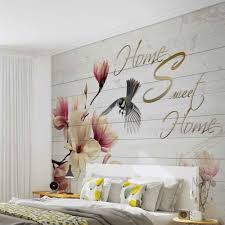 Vlies Fototapete Blumen Vogel Holz Planken Worte Tapete Mural 3130fw Heimwerker Farben Tapeten Zubehor Tapeten Zubehor Wandtapete Fototapete Tapeten
