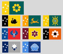 At federation in 1901 a competition was held, and two flags were chosen the red ensign and the blue ensign the red ensign was popular in the early. Australian National And State Flag Redesigns Hellointernet