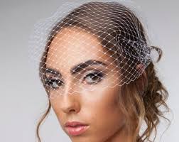 Bandeau Birdcage Wedding Veil (swarovski Crystals, Bridal Veil, Russian  Netting Veil, Small Veil, Bird Cage Veil, Mini Veil, Retro Veil)