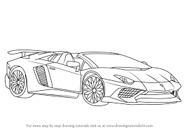 Lamborghini lamborghini boyama sayfaları lamborghini lamborghini resmi boyama. Learn How To Draw Lamborghini Aventador Lp750 4 Sv Roadster Sports Cars Step By Step Drawing Tutorials Lamborghini Lamborghini Aventador Lamborghini Cars